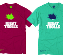I Beat Trolls t-shirt