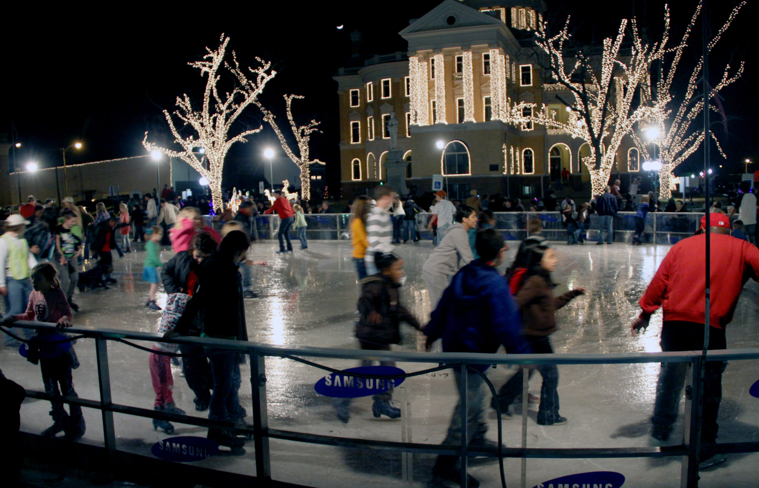 The ice rink in Marshall, TX